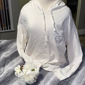 Ivory Ella lightweight hoodie size medium